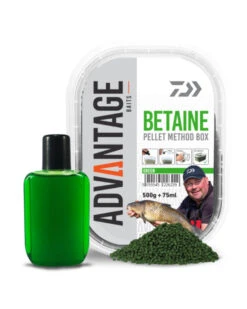 Daiwa Method Green Betain Pellet Box ( 500 Gram + 75ml Booster ) 7 Daiwa Method Green Betain Pellet Box ( 500 Gram + 75ml Booster ) -Sportvissen Winkel cf95ffb109d1f71b
