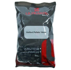 Ultimate Baits Halibut Pellets 1kg - 14mm